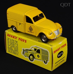 French dinky toys 562h wegenwacht 2 cv citroen hh951 front