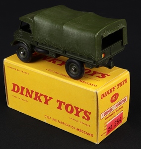 French dinky toys 821 mercedes unimog hh953 back