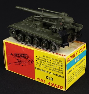 French dinky 813 self propelled gun hh989 back