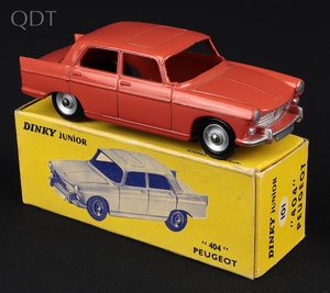 French dinky junior 101 peugeot 404 hh991 front