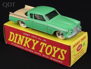 Dinky toys 169 studebaker golden hawk hh993 front