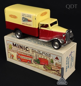 Tri ang minic delivery van british railways hh994 front