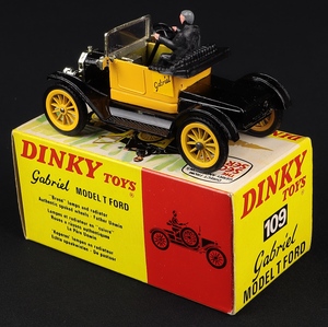 Dinky toys 109 gabriel model t ford jj9 back