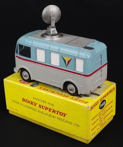 Dinky toys 988 abc tv transmitter van jj13 back