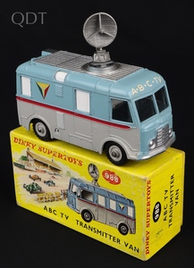 Dinky toys 988 abc tv transmitter van jj13 front