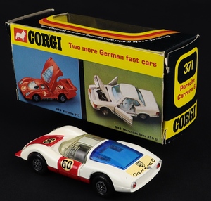 Corgi toys 371 porsche carrera jj33 back