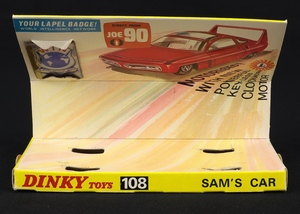 Dinky toys 108 sam's car jj37 plinth