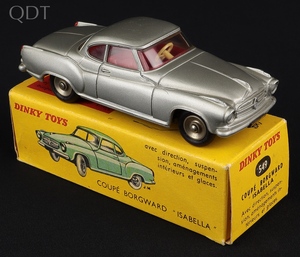 French dinky toys 549 borgward isabella jj60 front