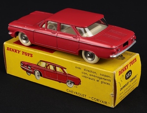 French dinky toys 552 chevrolet corvair jj61 back