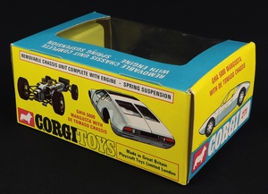 Corgi toys 271 ghia mangusta de tomaso chassis jj65 back