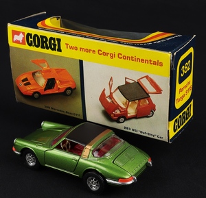 Corgi toys 382 targa 911s jj68 back