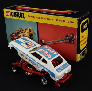 Corgi toys 163 santa pod glow worm dragster jj71 back