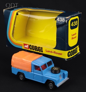 Corgi toys 438 landrover jj94 front