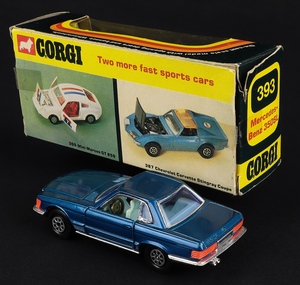 Corgi toys 393 mercedes benz jj96 back