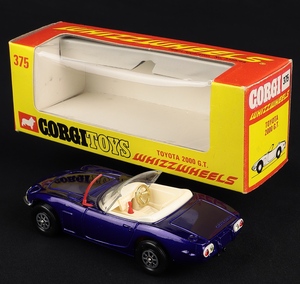 Corgi toys 375 toyota 2000 gt jj93 back