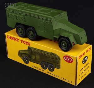 Dinky toys 677 armoured command vehicle jj105 front