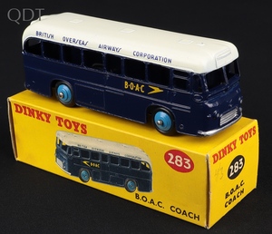 Dinky toys 283 boac coach jj108 front