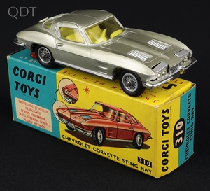 Corgi toys 310 corvette sting ray jj139 front