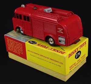 Dinky toys 276 airport fire tender jj141 back