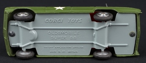 Corgi toys 358 h.q. staff car jj338 base