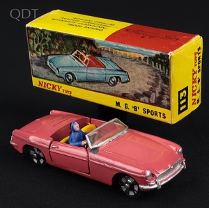 Nicky dinky toys 113 1 mgb sports jj418 front