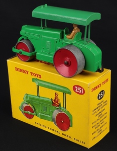 Dinky toys 251 aveling barford diesel roller jj430 back
