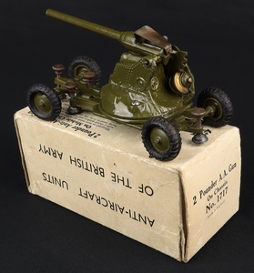 Britains 1717 2 pounder anti aircraft gun on chassis jj433 back