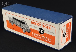 Empty box dinky 532 comet wagon jj436 front