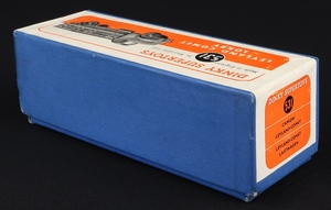 Empty box dinky supertoys 531 leyland comet lorry jj437 back