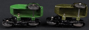 Dinky toys 42b motorcycle patrols jj449 base