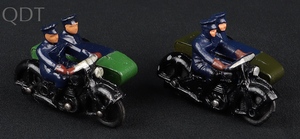 Dinky toys 42b motorcycle patrols jj449 front