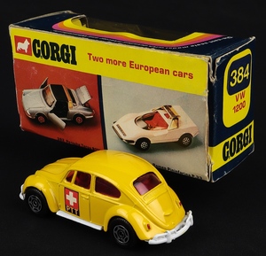Corgi toys 384 vw 1200 swiss ptt jj455 back