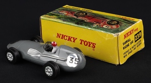 Nicky dinky toys 239 vanwall racing car jj461 back