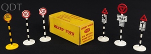 Dinky toys 769 six british road signs town set b jj480 front