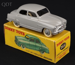 French dinky toys 24u simca 9 aronde jj483 front