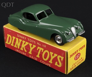 Dinky toys 157 jaguar xk120 coupe jj507 front