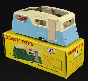 Dinky toys 117 4 berth caravan jj517 back