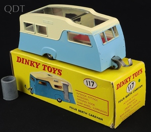 Dinky toys 117 4 berth caravan jj517 front
