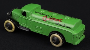Dinky toys 25d petrol tank wagon wakefield castrol motor oil jj549 back