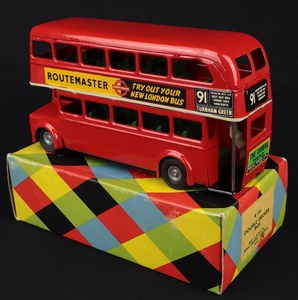Minic m214 double decker bus jj566 back