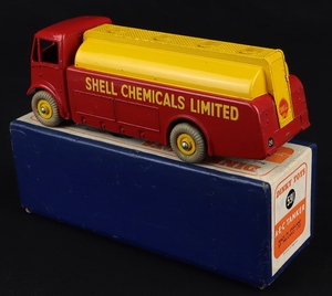 Dinky toys 591 aec tanker shell chemicals limited tanker jj695 back