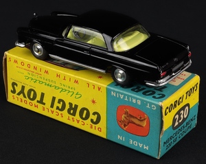 Corgi toys 230 mercedes benz 220 se coupe jj625 back