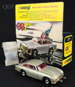 Corgi toys 271 james bond aston martin jj632 front
