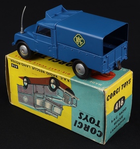 Corgi toys 416 rac radio rescue landrover jj726 back