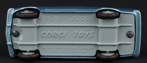 Corgi toys 252 rover 2000 jj727 base