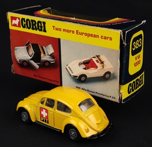 Corgi toys 383 vw 1200 ptt jj735 back