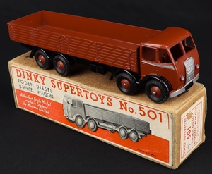 Dinky supertoys 501 foden diesel wagon jj746 front