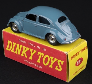 Dinky toys 181 vw jj807 back