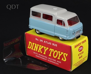 Dinky toys 295 atlas bus jj843 front