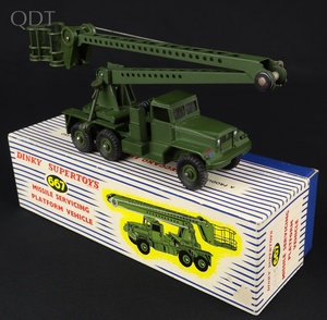 Dinky supertoys 667 missile servicing platform vehicle jj845 front